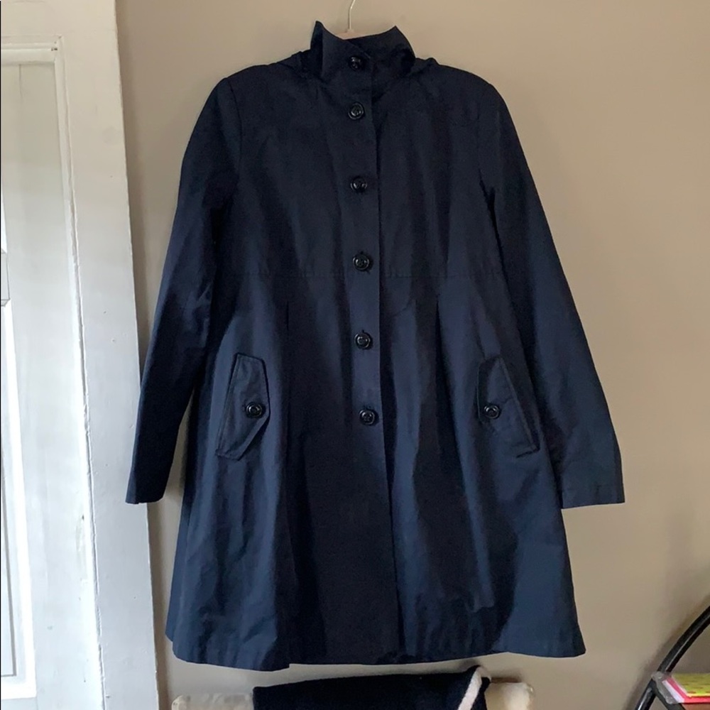 Navy DKNY Rain Jacket